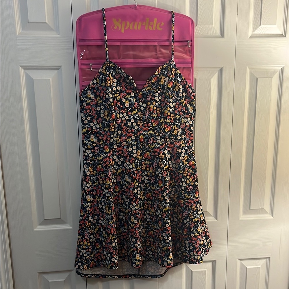 No Boundaries Black Spaghetti Strap Sundress